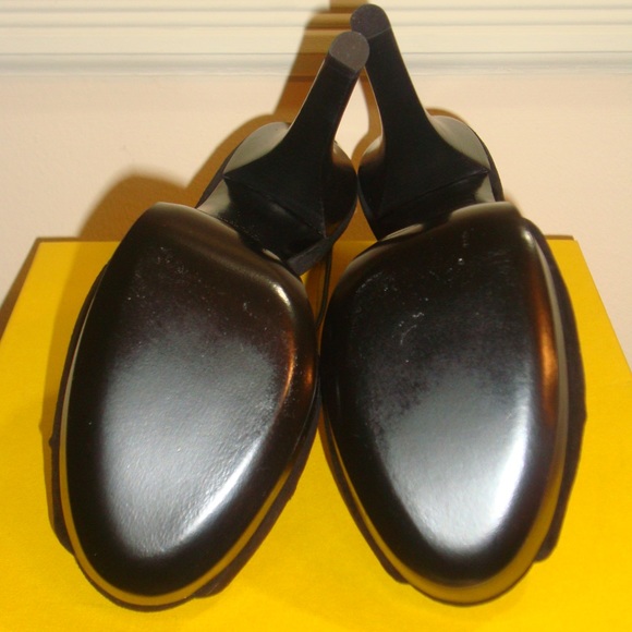 NIB Authentic Fendi Black Platform Heels - Picture 6 of 8
